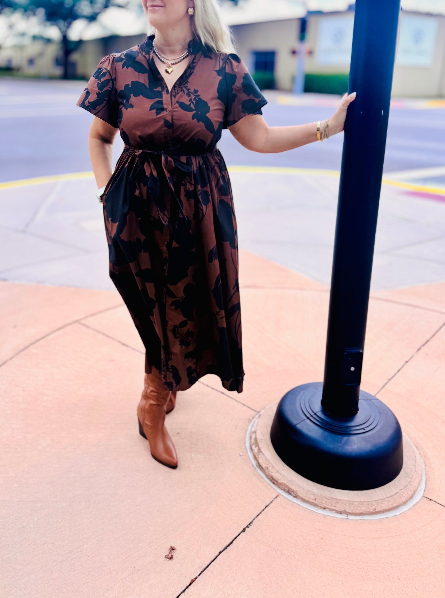 Somerton Floral Midi Dress