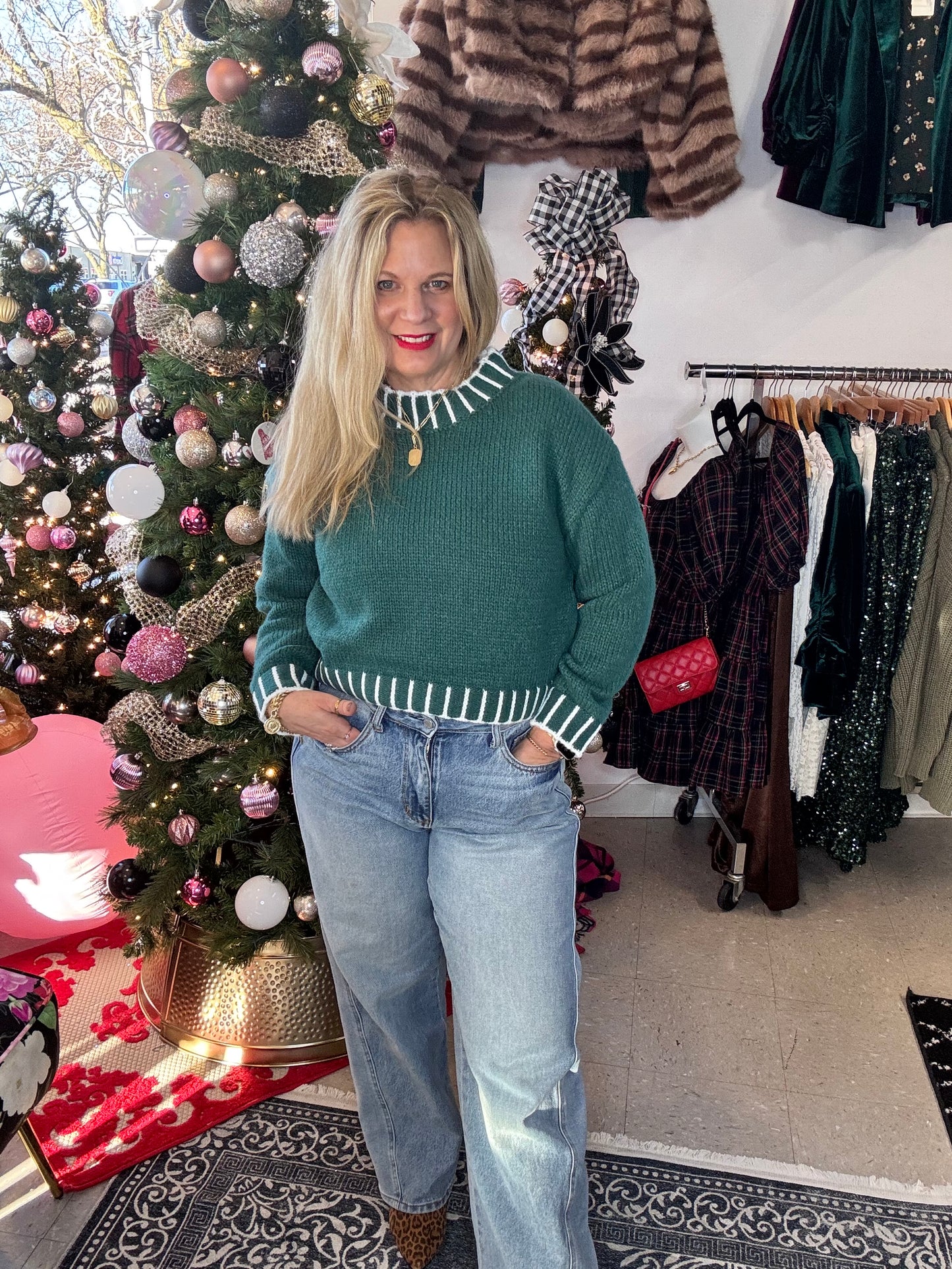 Clara Christmas Holiday Sweater