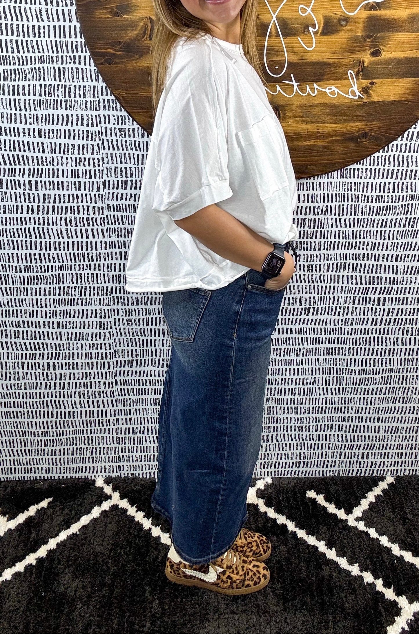 Kailey Mica Denim Skirt