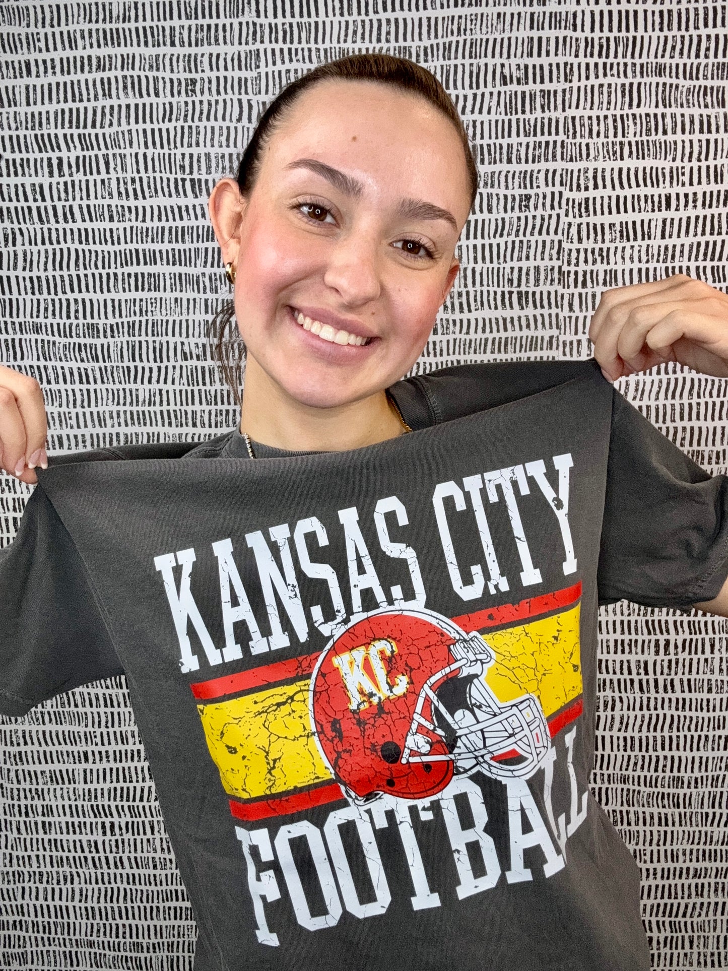 KC Football Block Tee
