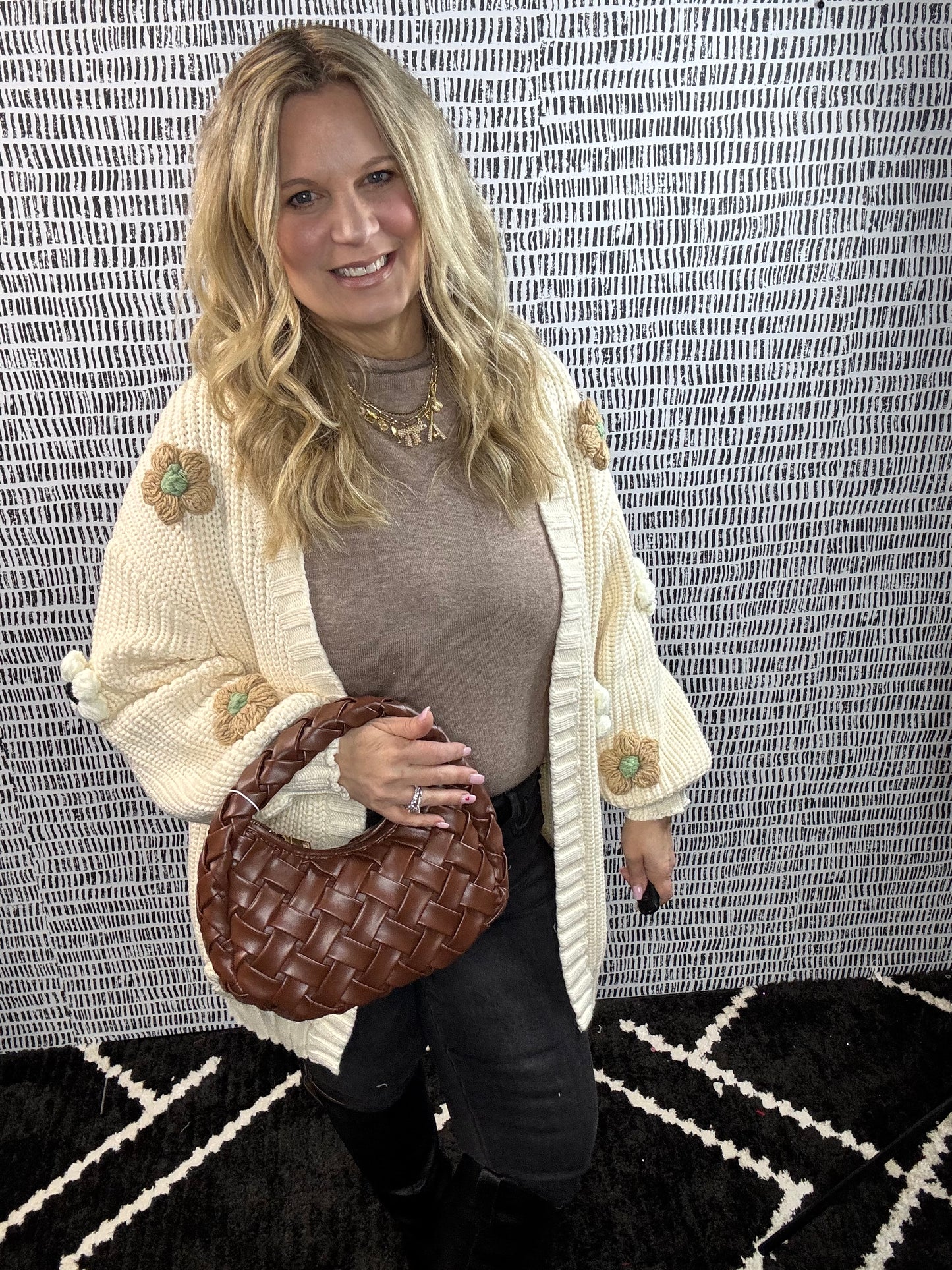 Noreen Woven Clutch