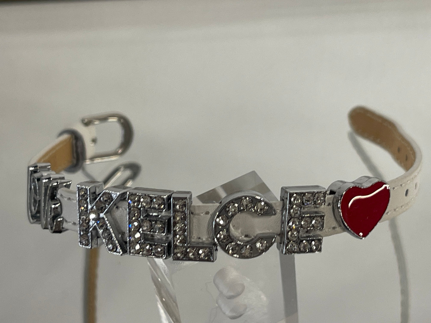 Chiefs Bling Leather Bracelet