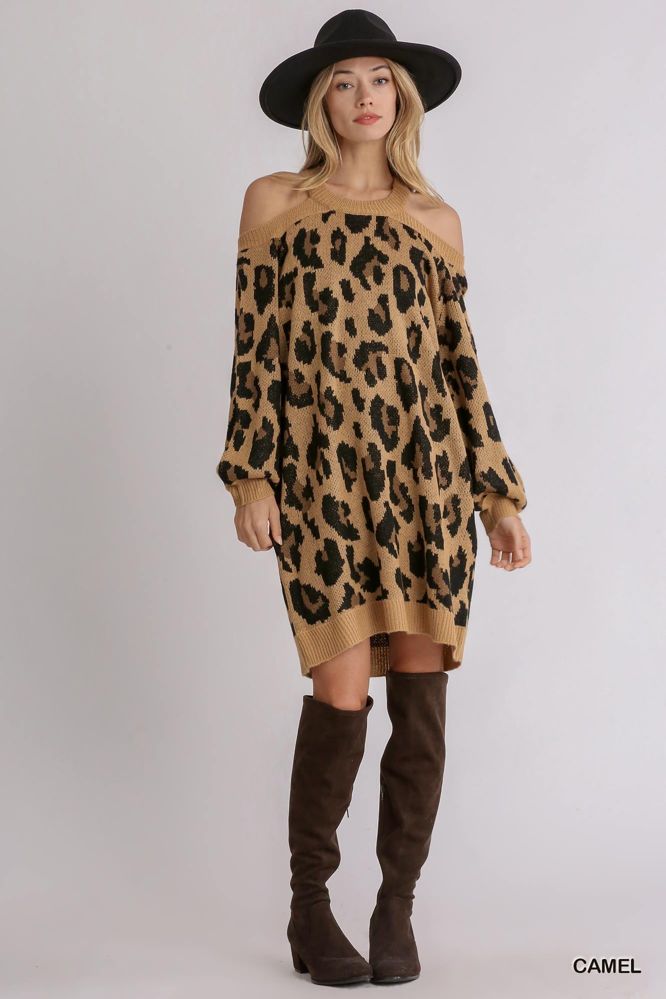 Sammie Cold Shoulder Sweater Dress