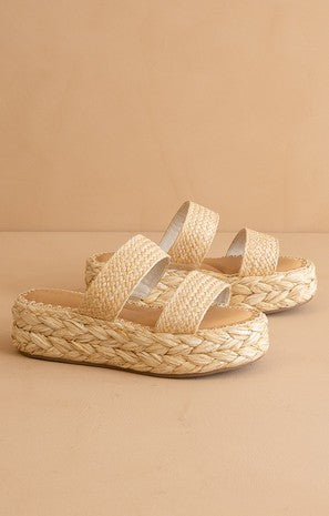 Marley Basket Woven Platform Sandal