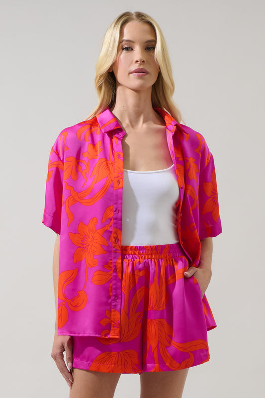 Vallie Floral Button Down Shirt