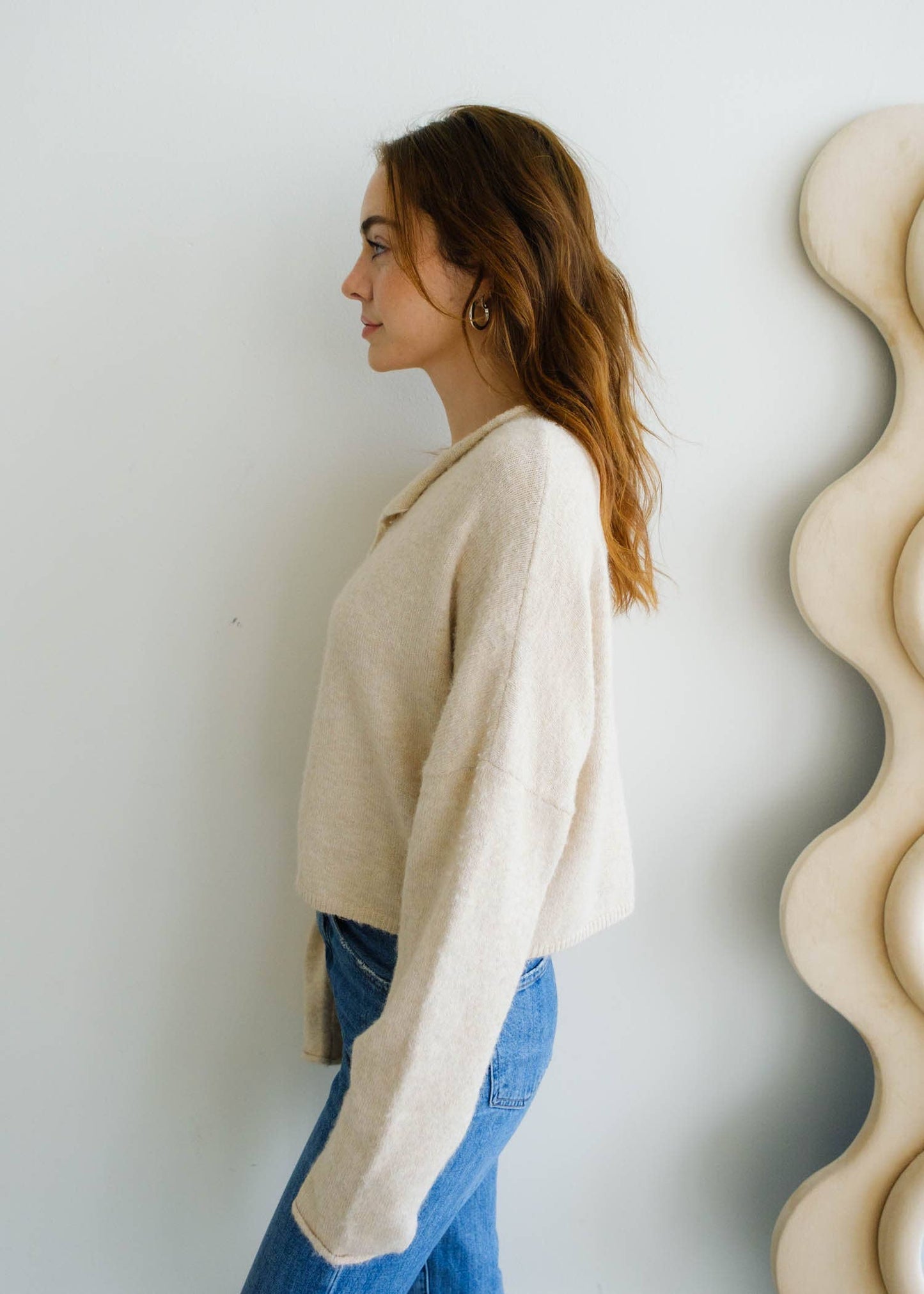 Abby Rose Natural Piper Cardigan