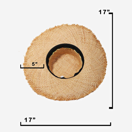 Natural Raffia Weave Sun Hat