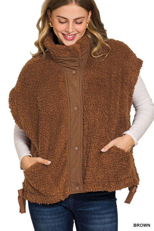 Carter Oversized Faux Fur Vest