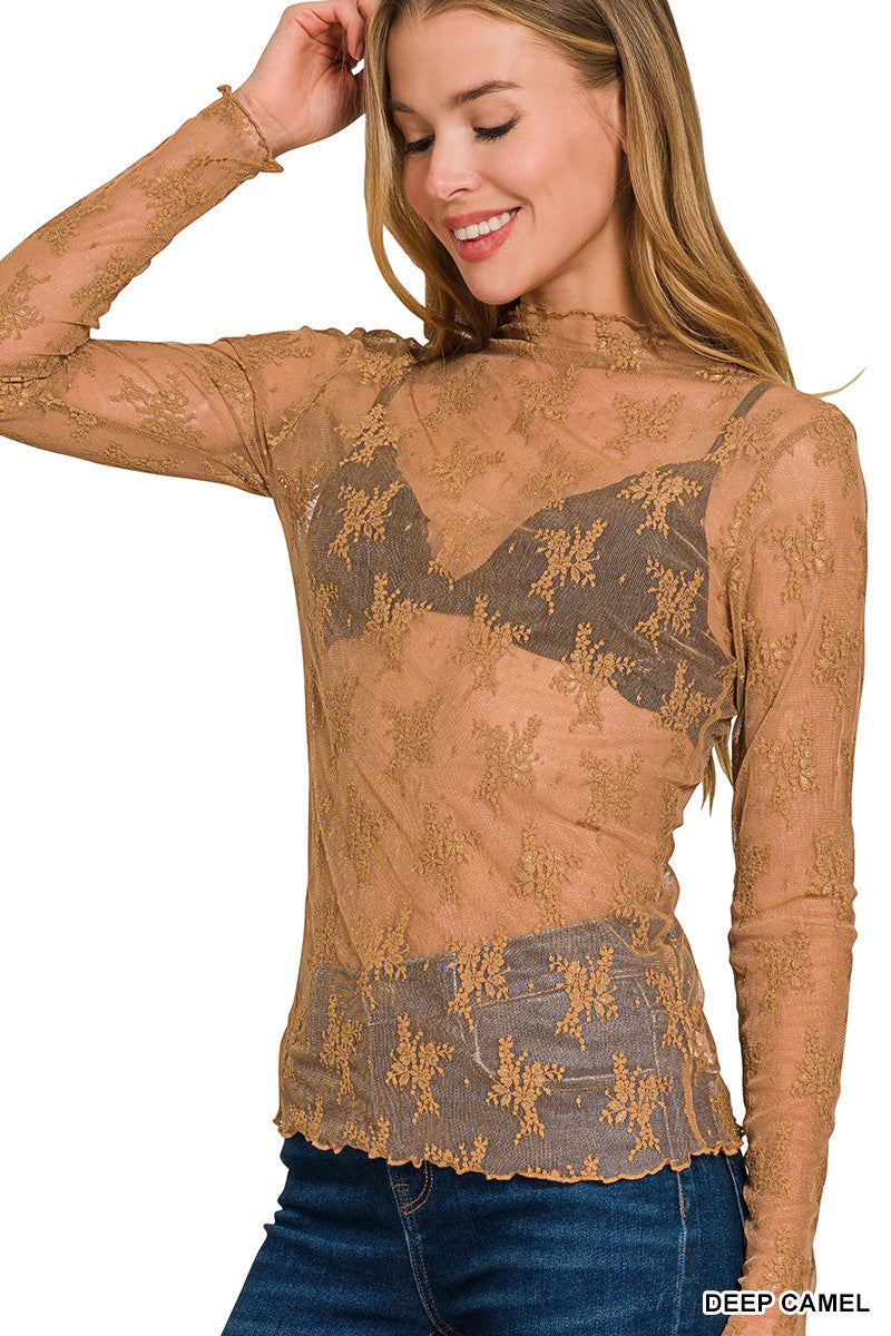 Lucy Lace Layering Top