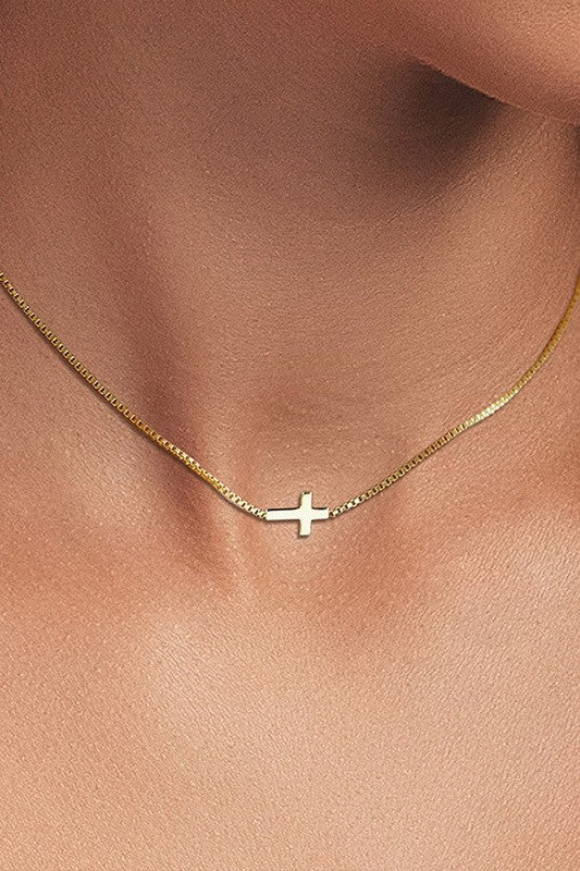 Dainty Cross Necklace