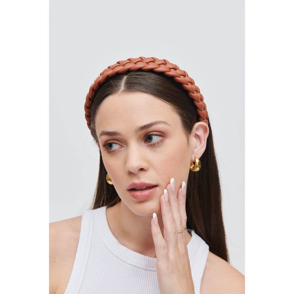 Braided Vegan Leather Headband