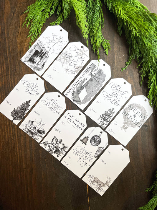 Vintage Gift Tag Set