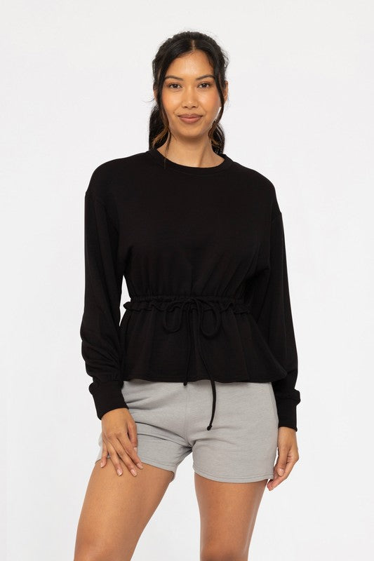 Cozy Peplum Top