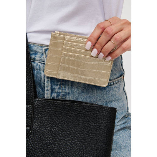 Afina - Croc Card Holder Wallet