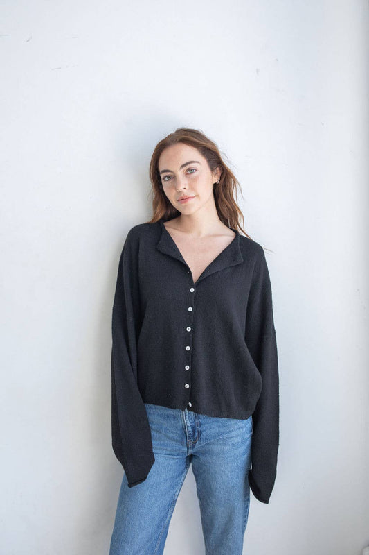 Abby Rose Black Piper Cardigan