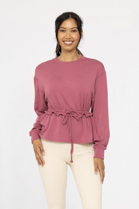 Cozy Peplum Top