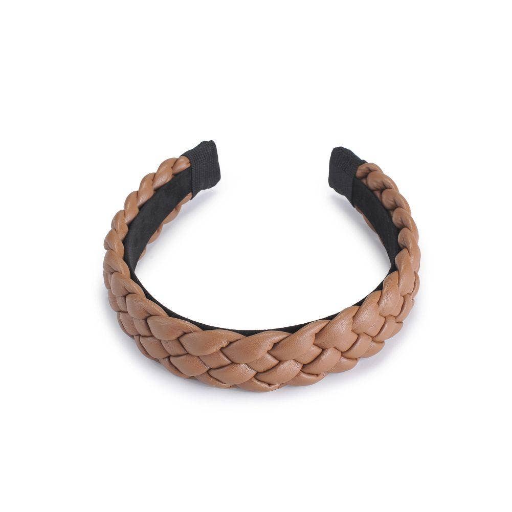 Braided Vegan Leather Headband