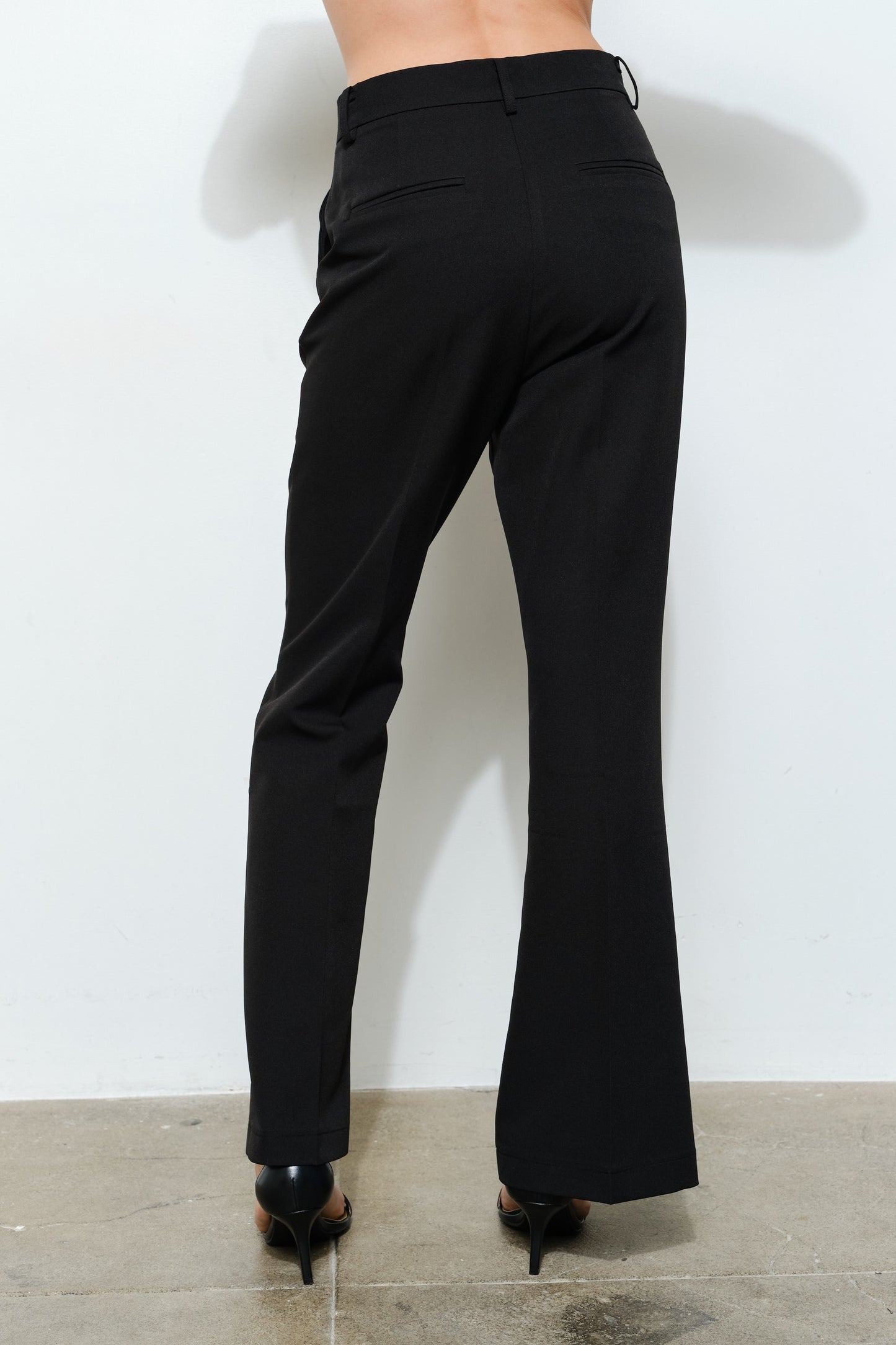 Finny High-waisted Flared Tailored Pants