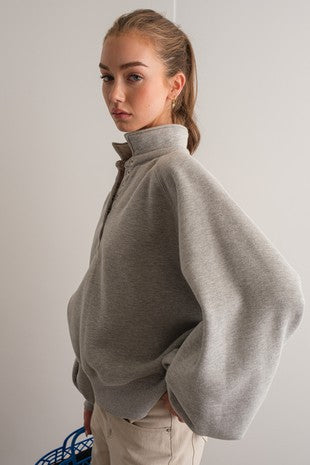 Piper Snap Button Collared Sweater