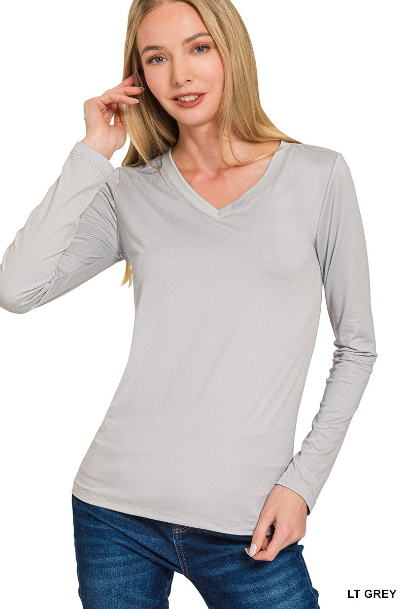 Rosalie Long Sleeve V Neck