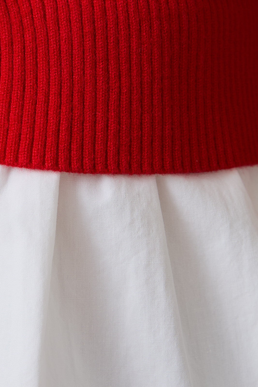 Teddy Mix Peplum Top