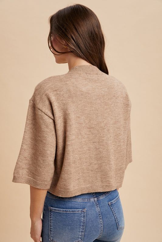 Korina Half Slv Knit Cardi