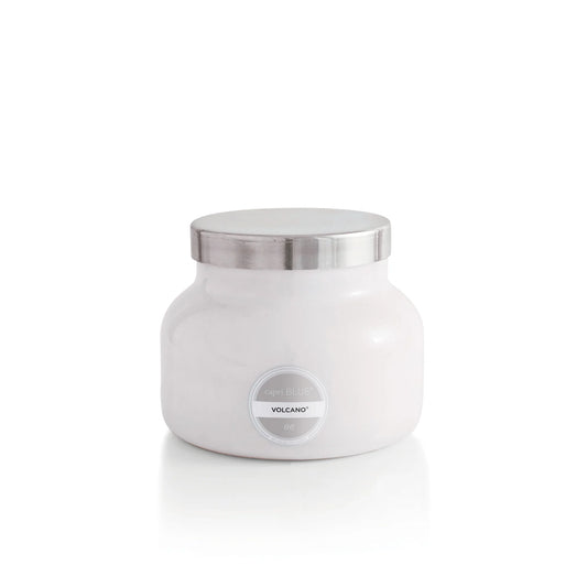 Volcano Capri Blue White Signature Jar