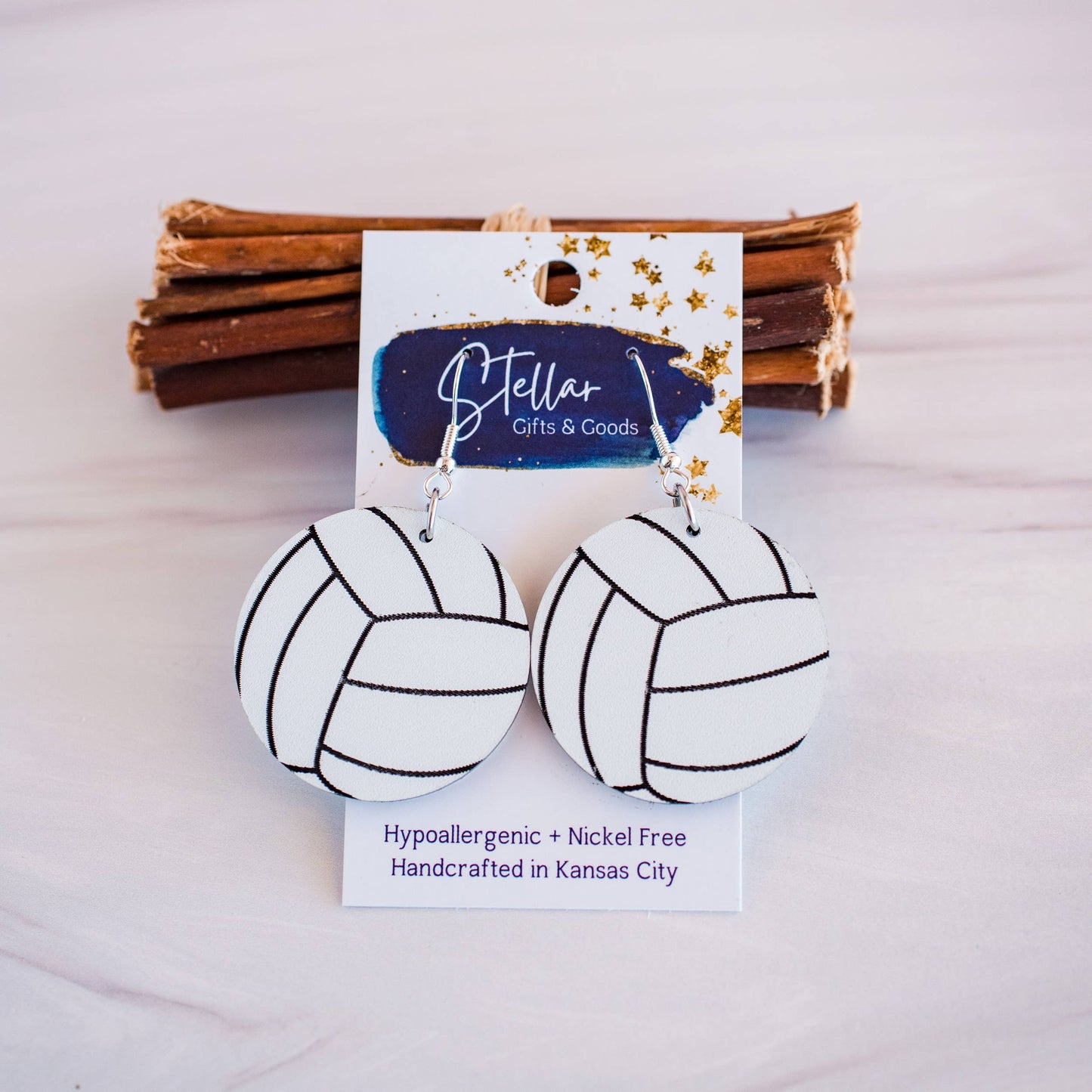 Volleyball Earrings