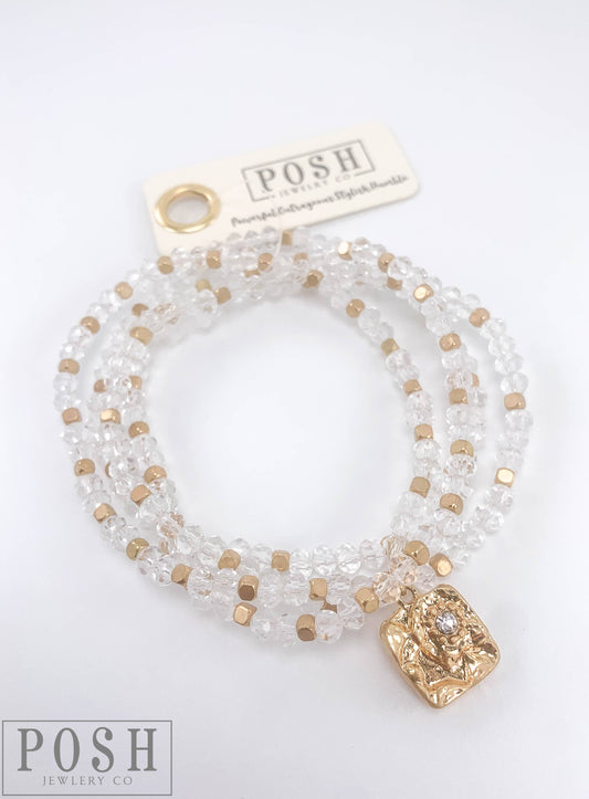 Crystal Beaded Bracelet