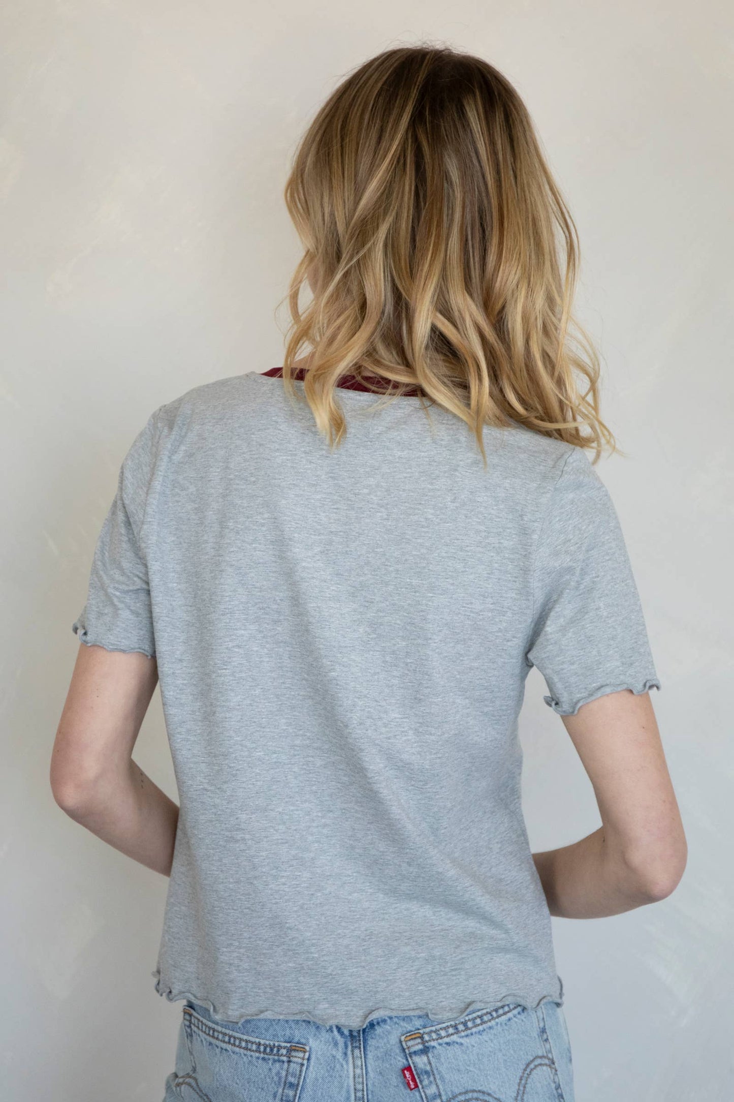 Loren Lettuce Hem Top
