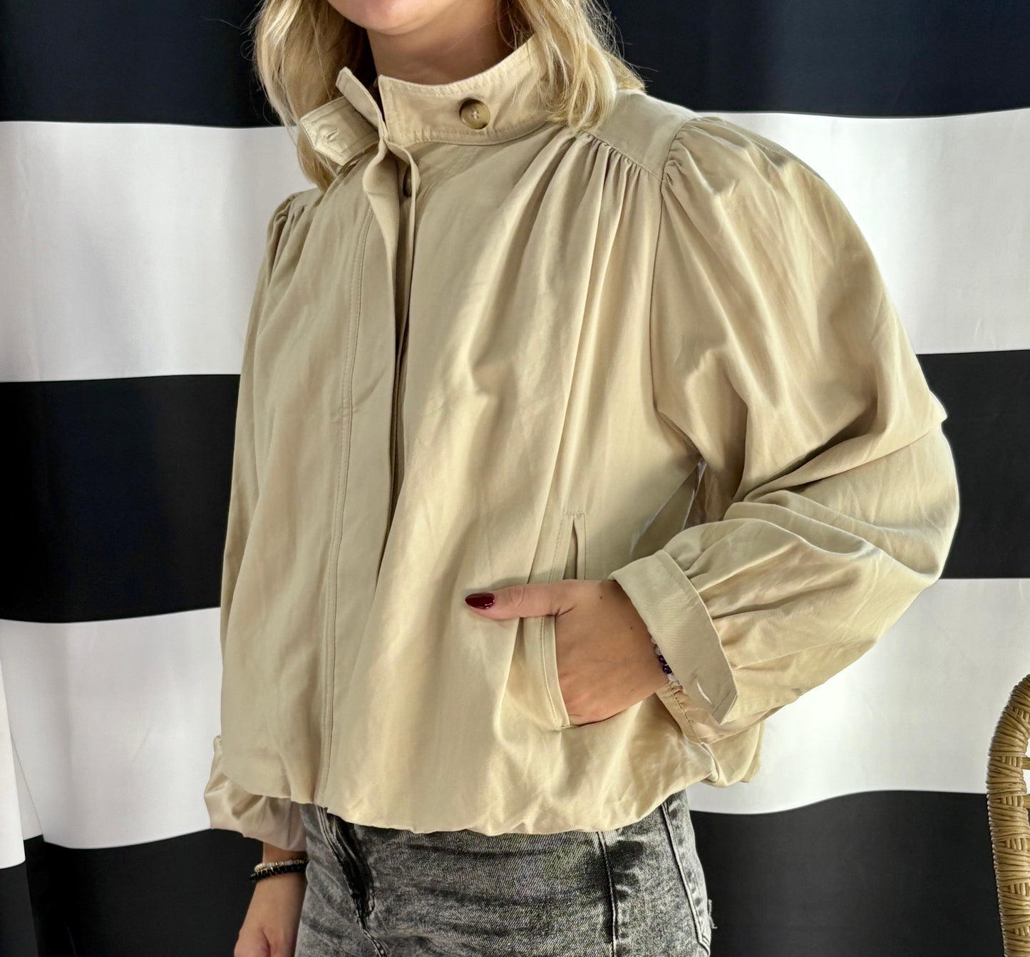 Beren Balloon Trench Jacket