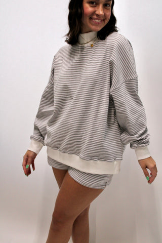 The Hazel Mock Neck Sweatshirt