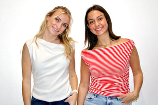 Harper Stripe Off Shoulder Top