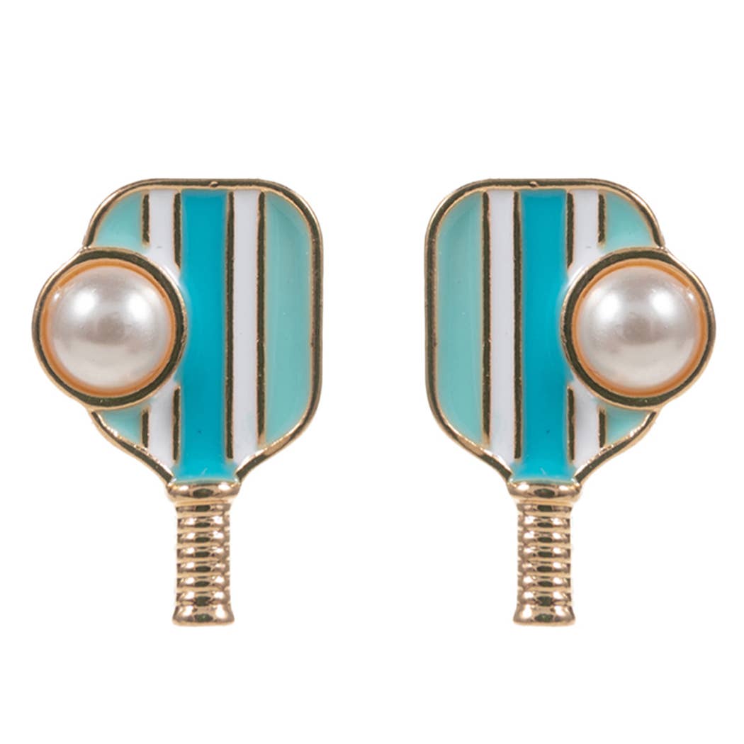 Pickleball Pearl Earrings