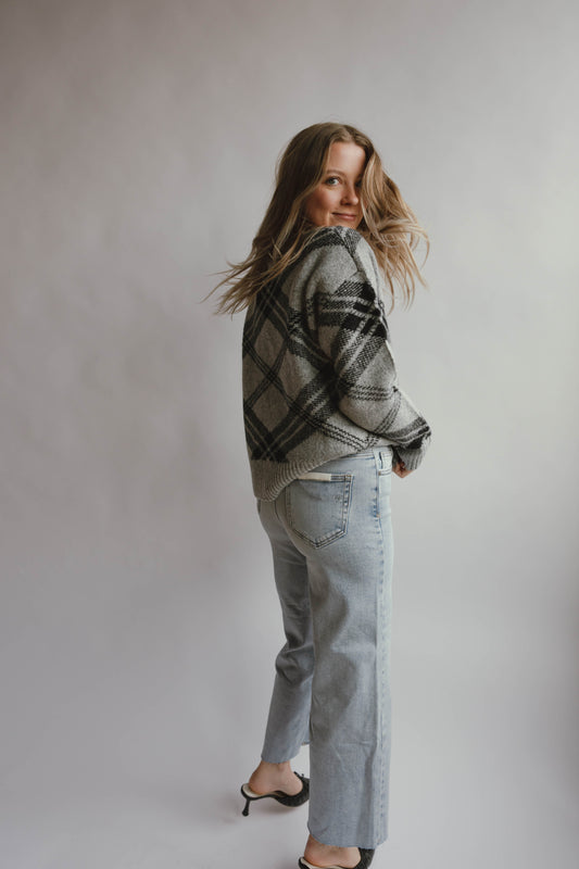 Mimi Plaid Pullover Cardigan