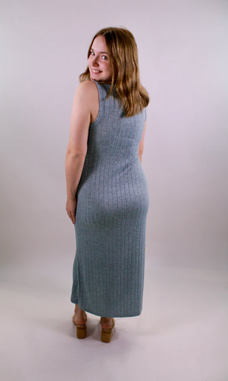 Sutton Ribbed Button Down Dress