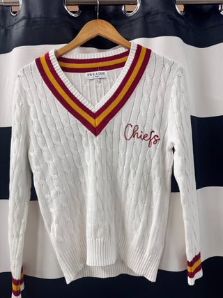 CUSTOM Chiefs Varsity Sweater