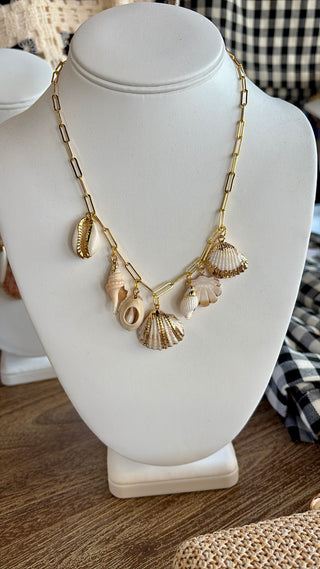 Custom Seashell Charm Necklaces