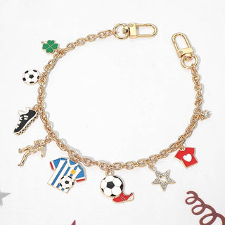 World Cup Soccer Theme Charm Station Bag Charm