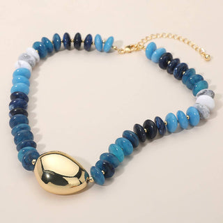 Alia Chunky Beaded Statement Necklace