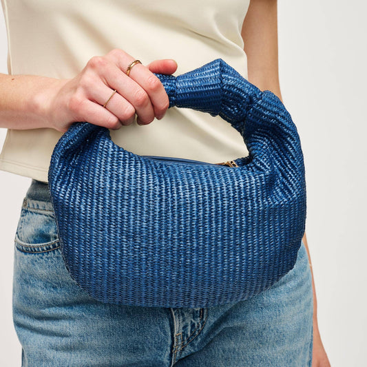 Tracy - Straw Knot Clutch