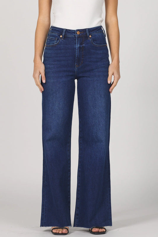 Dear John Fiona Dark Knight Wide Leg Jean