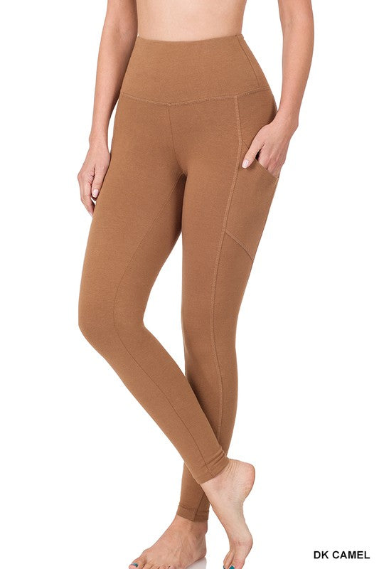 Wide Waistband Pocket Leggings