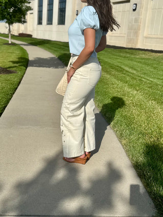 Savannah Floral Cutout Pants