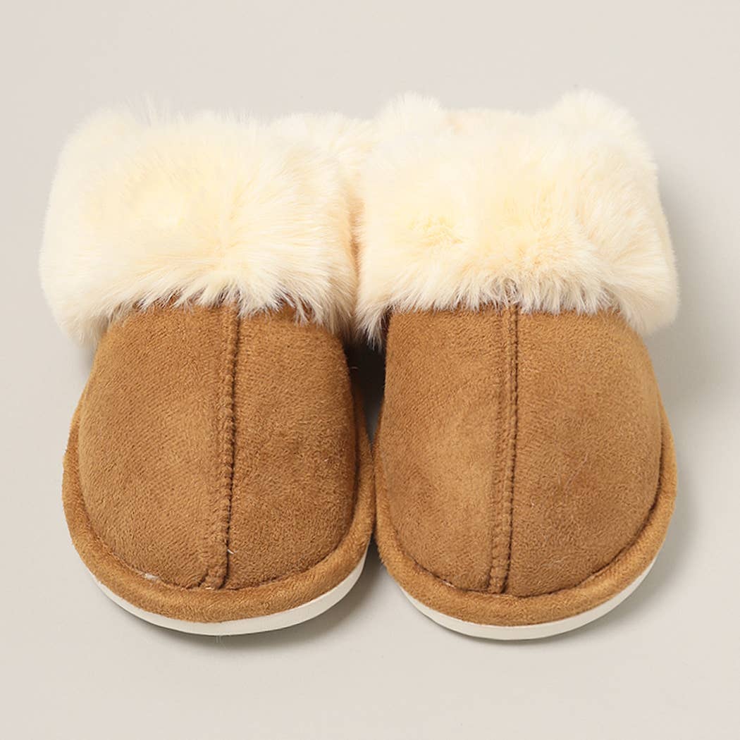 Faux Fur Lined Slippers