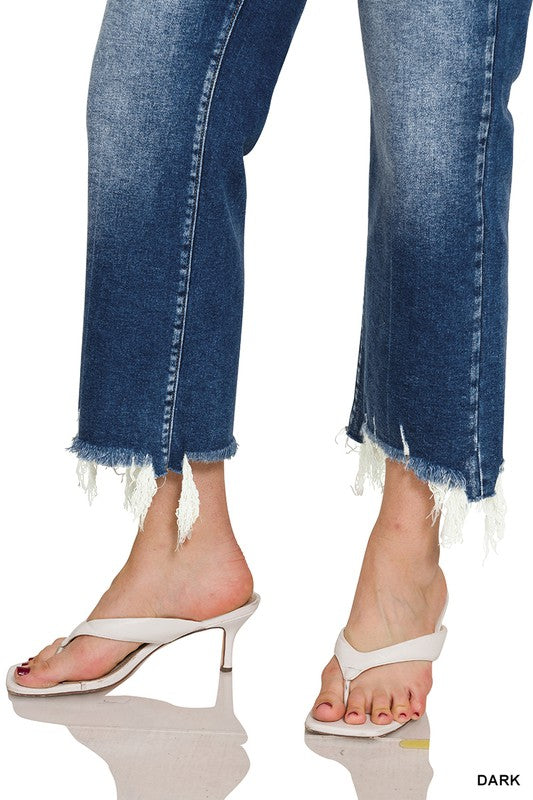 Kick Crop Flare Denim Jeans