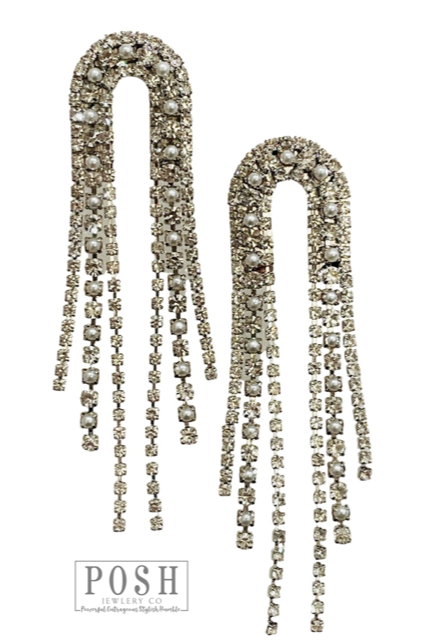 Fitzgerald Arched Fringe Earrings