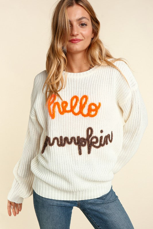 Hello Pumpkin Sweater