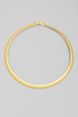 Wide Snake Chain Choker Necklace