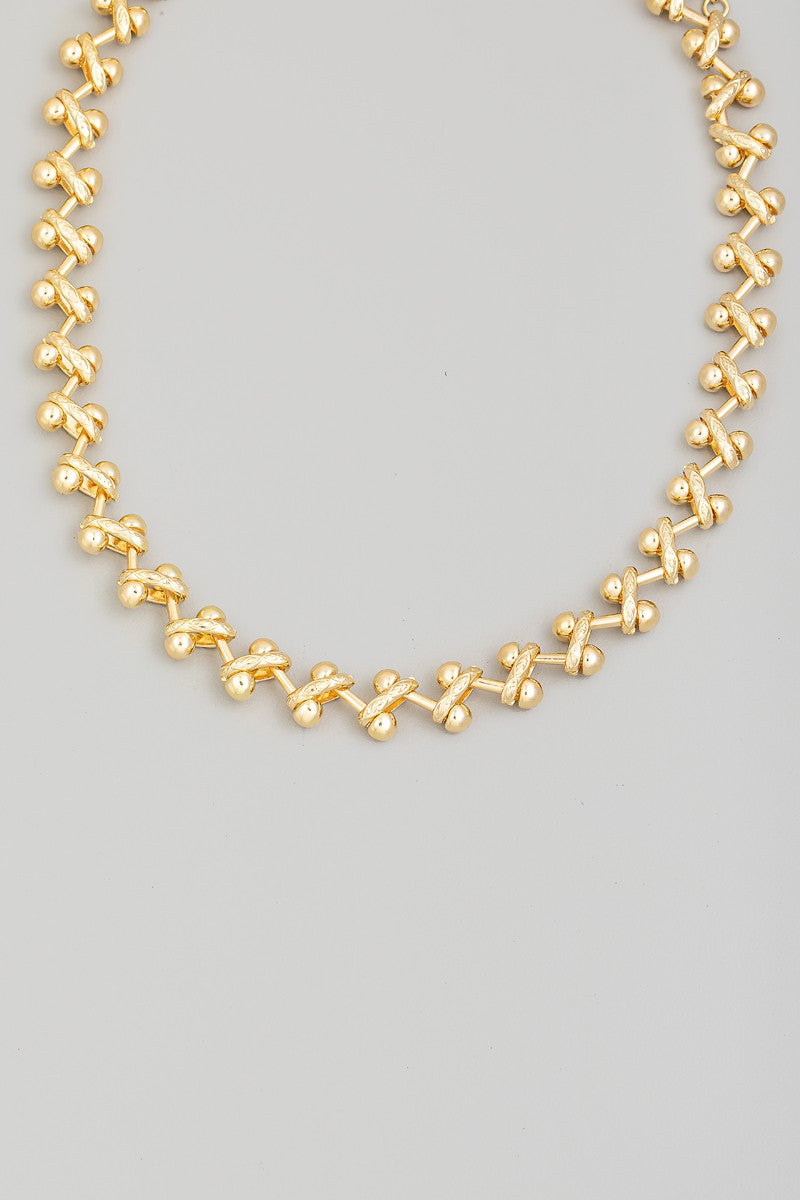 Zig Zag Chain Necklace